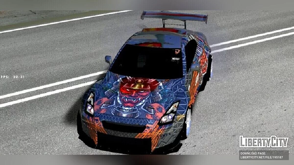Nissan GT-R 35 Samurai Keren / GTA San Andreas (iOS, Android)