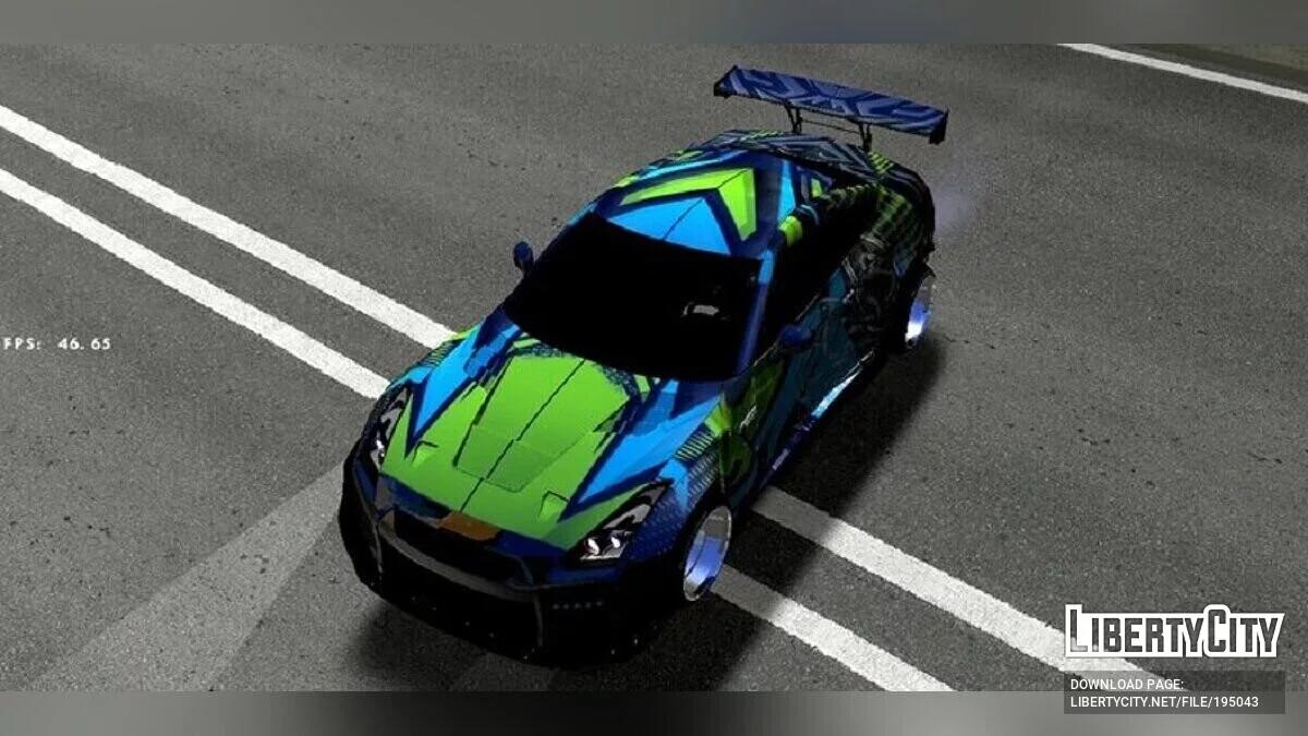Nissan GT-R 35 / GTA San Andreas (iOS, Android)