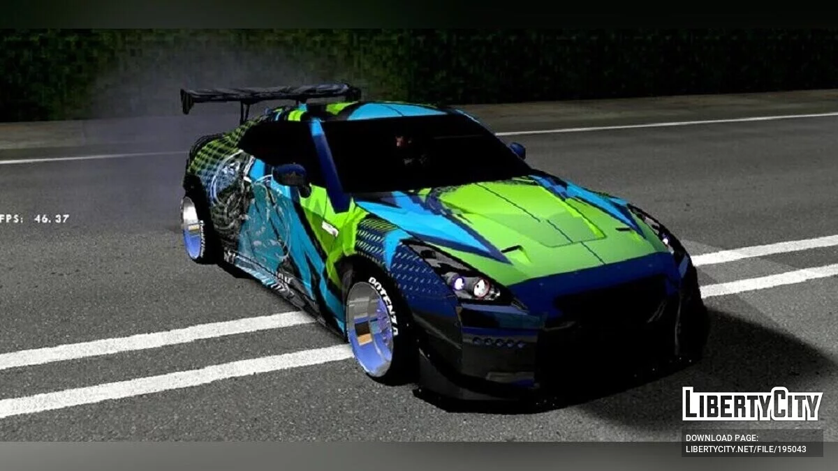 Nissan GT-R 35 / GTA San Andreas (iOS, Android)