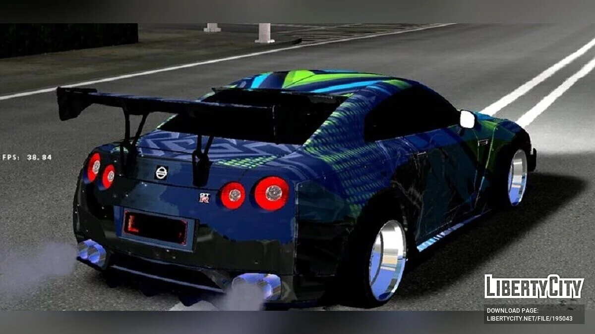 Nissan GT-R 35 / GTA San Andreas (iOS, Android)