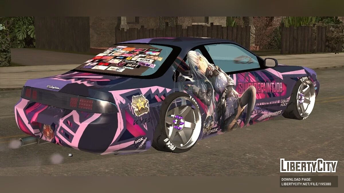 Nissan Silvia S14 / GTA San Andreas (iOS, Android)