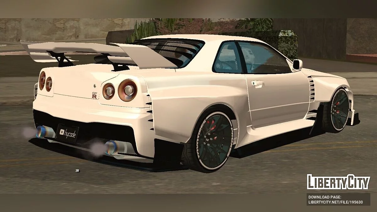 Nissan Skyline R34 Hycade / GTA San Andreas (iOS, Android)