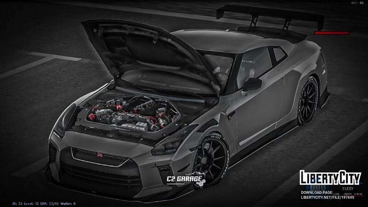 Nissan GTR R35 TOP SECRET / GTA San Andreas (iOS, Android)