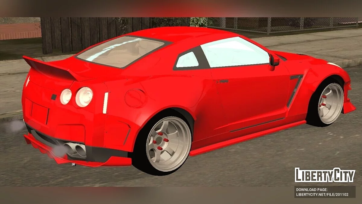Nissan GT-R 35 Japan (فقط DFF) / GTA سان أندرياس (iOS، أندرويد)
