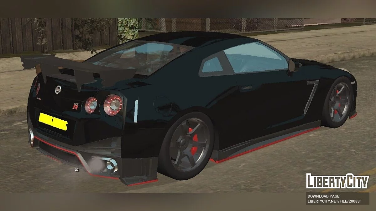 Nissan GT-R (тільки DFF) / GTA San Andreas (iOS, Android)