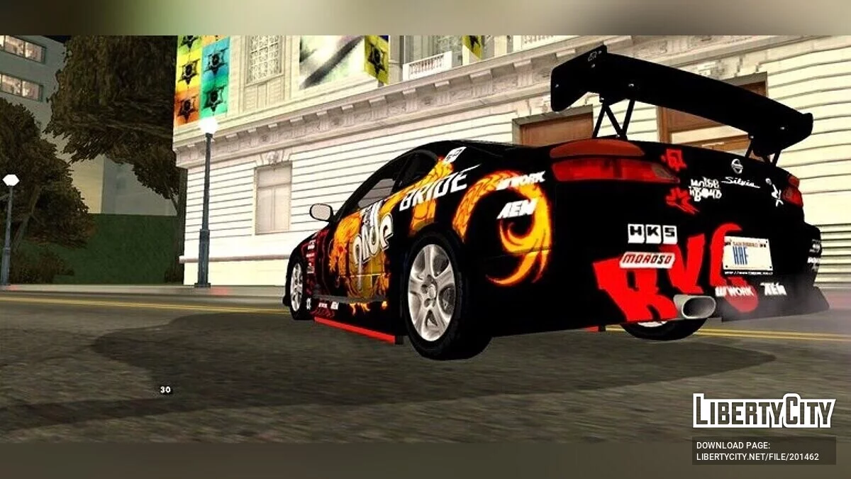 Nissan Silvia dari NFS ProStreet / GTA San Andreas (iOS, Android)