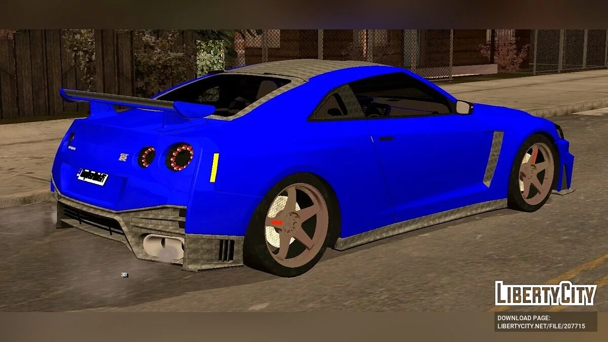 Nissan GT-R36 Nismo (Only DFF) / GTA San Andreas (iOS, Android)