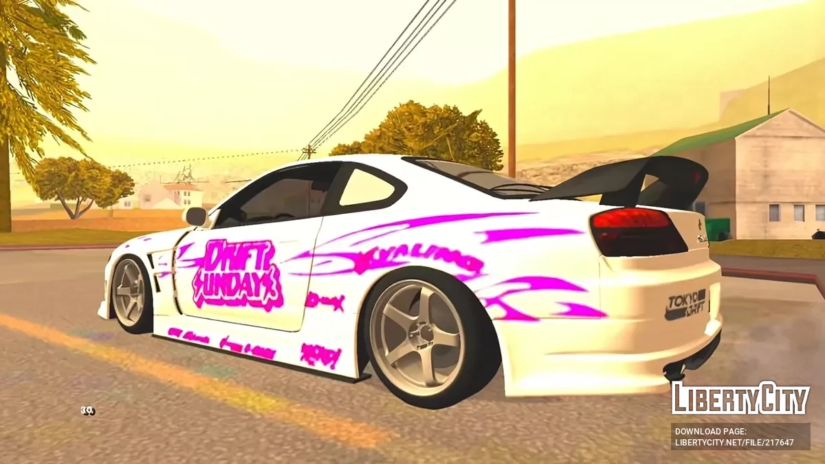 Nissan Silvia S15 D-Max / GTA San Andreas (iOS, Android)
