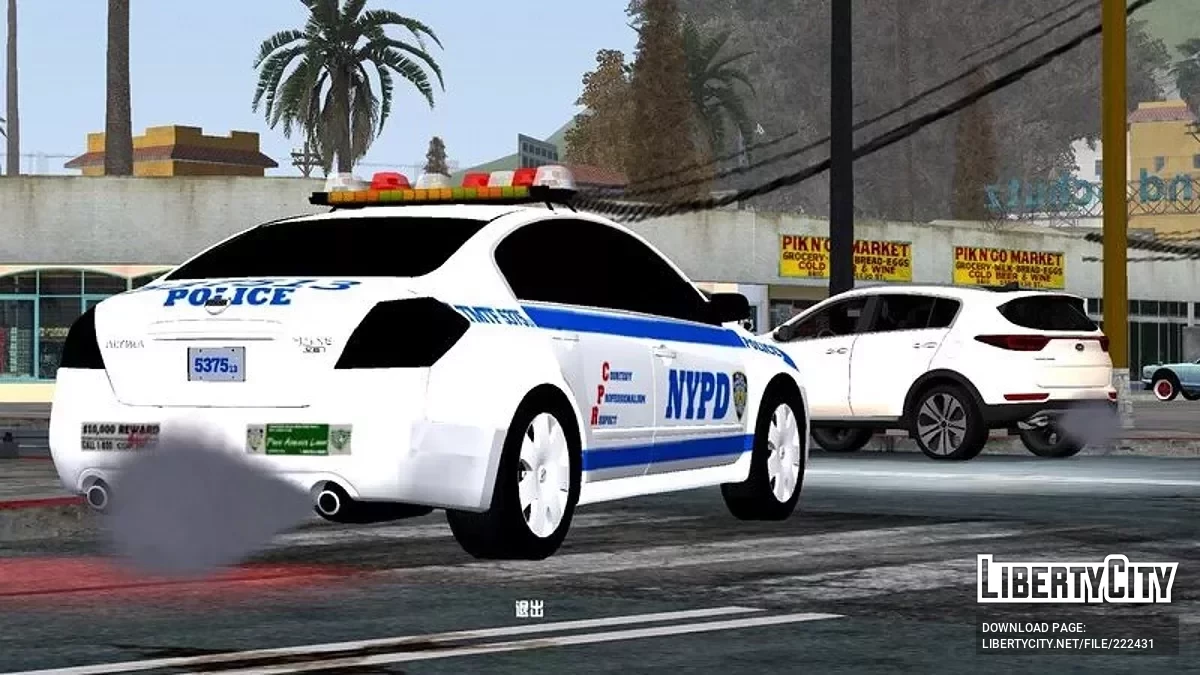 2009 Nissan Altima NYPD TMTF / GTA San Andreas (iOS, Android)