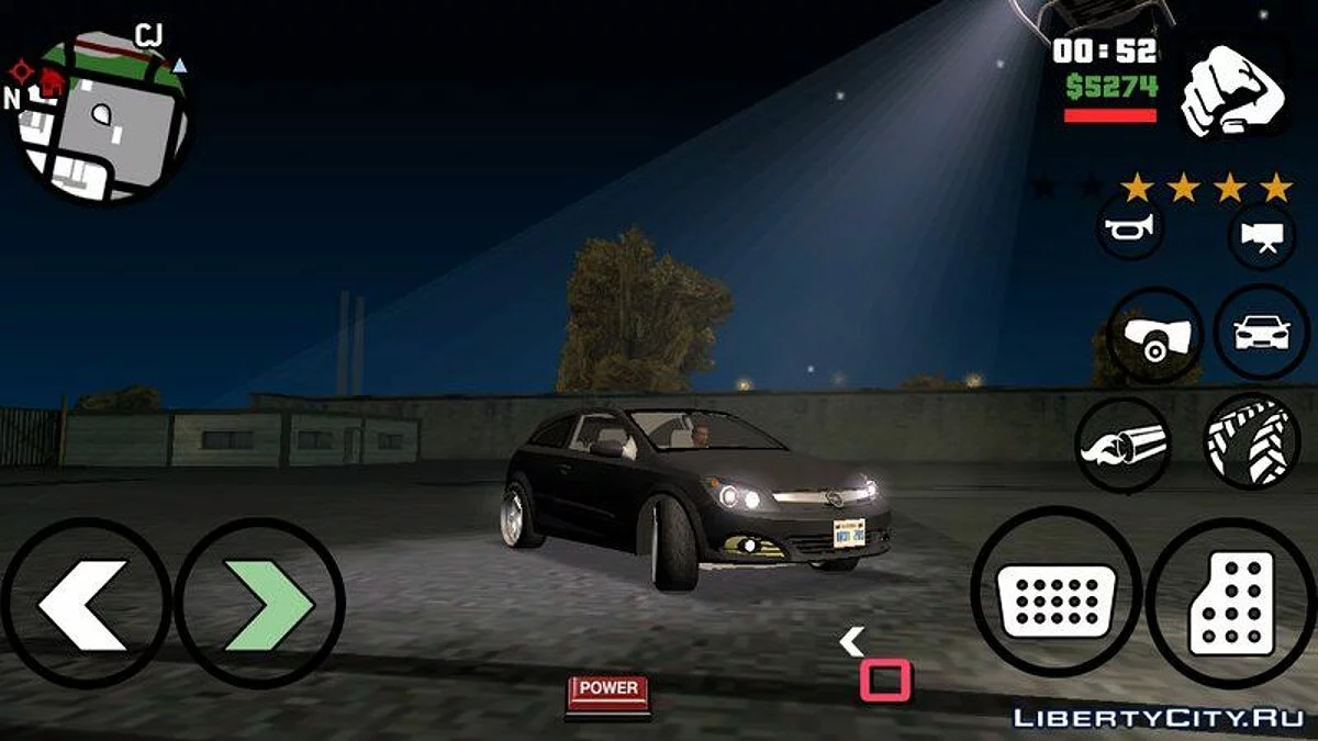 Opel Astra GTC (тільки DFF) / GTA San Andreas (iOS, Android)