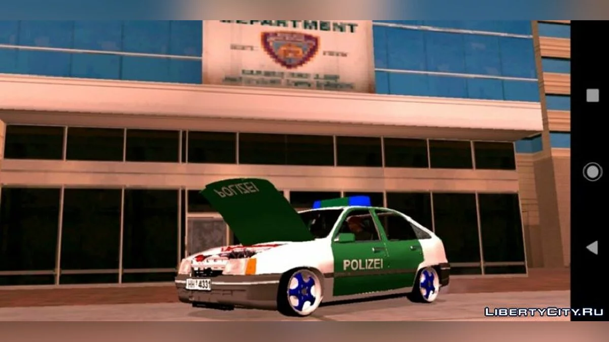 Opel Kadett 2.0 16v - Поліція / GTA San Andreas (iOS, Android)