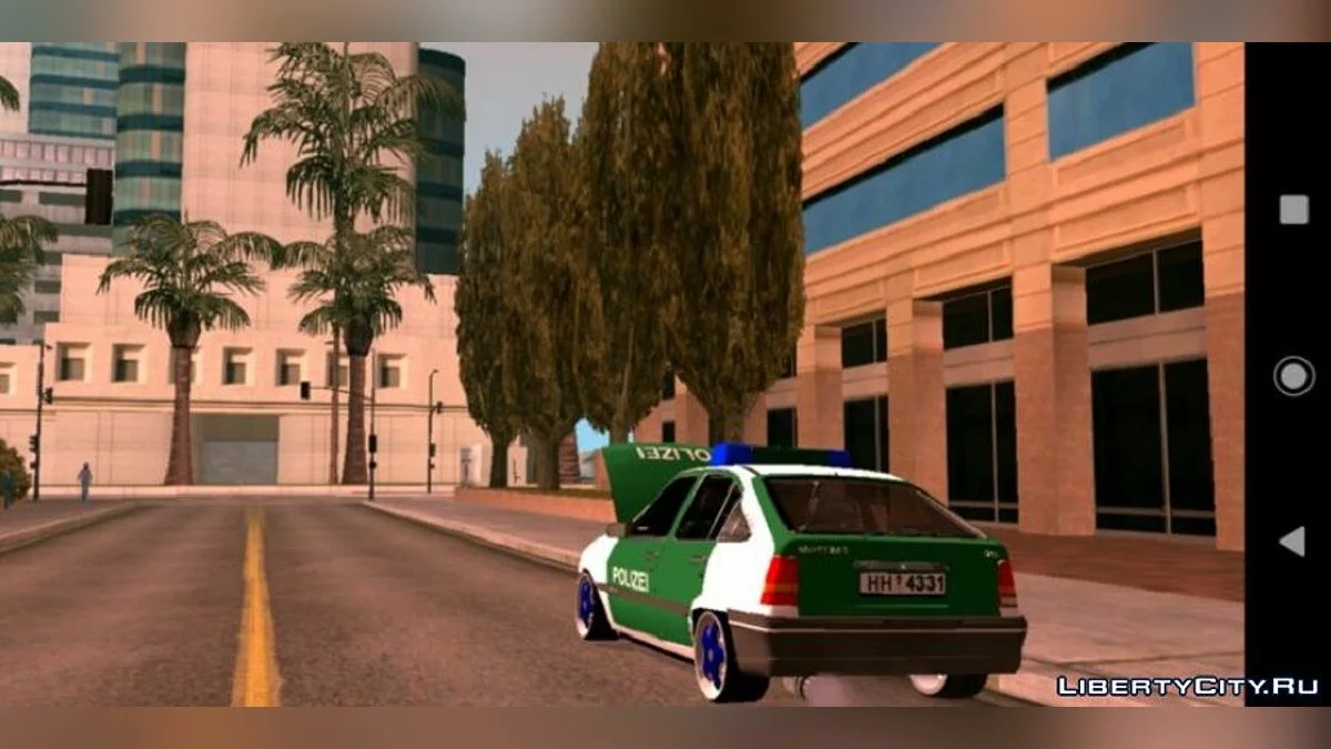 Opel Kadett 2.0 16v - Поліція / GTA San Andreas (iOS, Android)