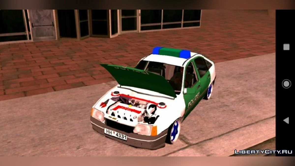 Opel Kadett 2.0 16v - Поліція / GTA San Andreas (iOS, Android)