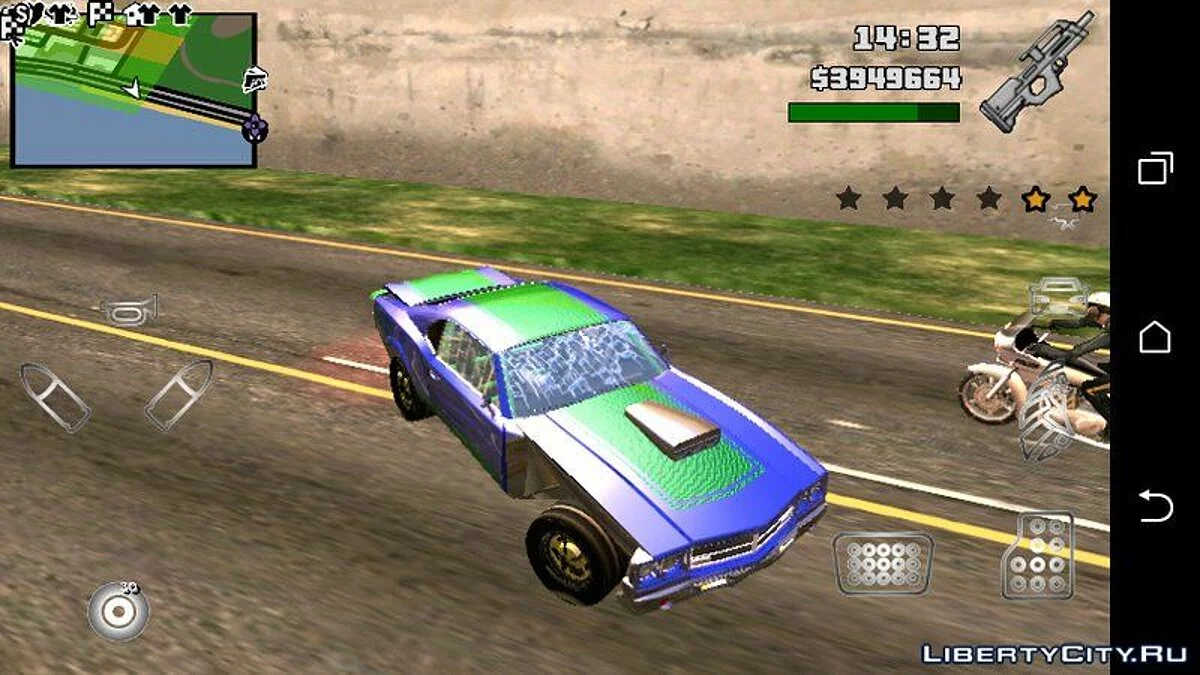 GTA V Declasse Sabre GT Turbo / GTA San Andreas (iOS, Android)