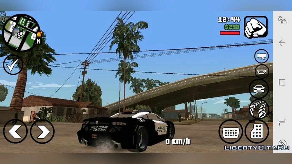 Pegasi Lampo S18B Federal Police / GTA San Andreas (iOS, Android)