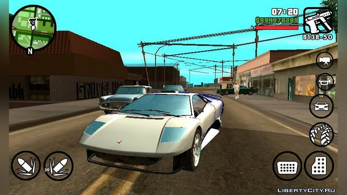 Infernus de GTA IV / GTA San Andreas (iOS, Android)