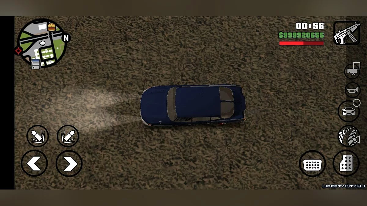 Tatra-603 / GTA San Andreas (iOS, Android)