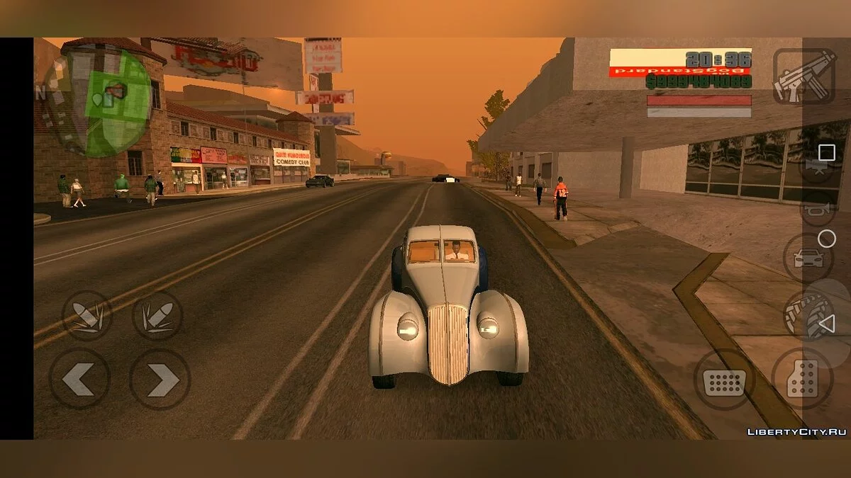 Truffade Z-Type - Only DFF / GTA سان أندرياس (iOS، أندرويد)