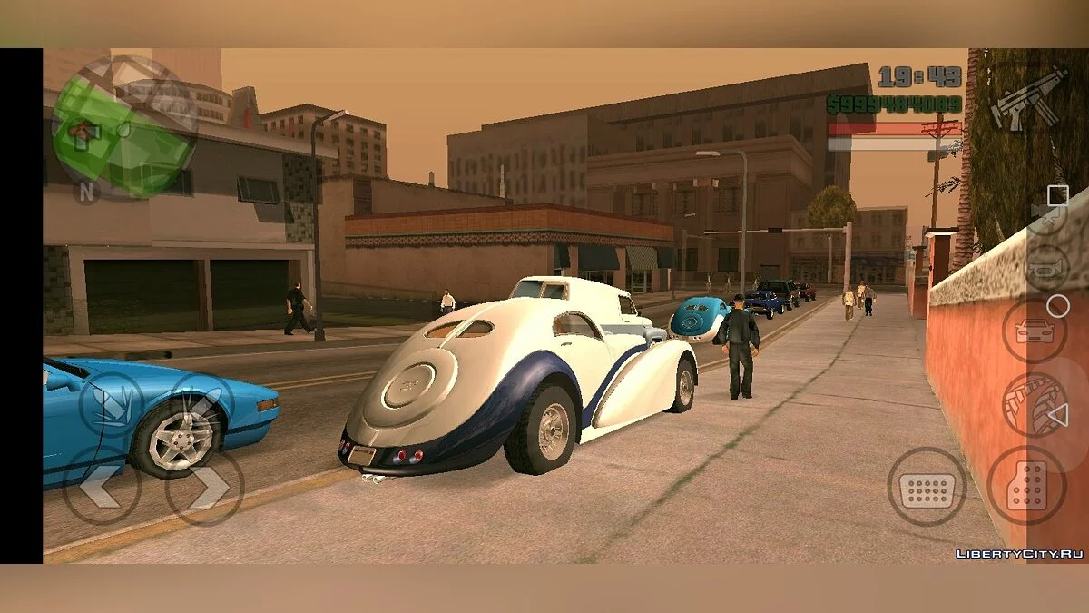 Truffade Z-Type - Only DFF / GTA سان أندرياس (iOS، أندرويد)