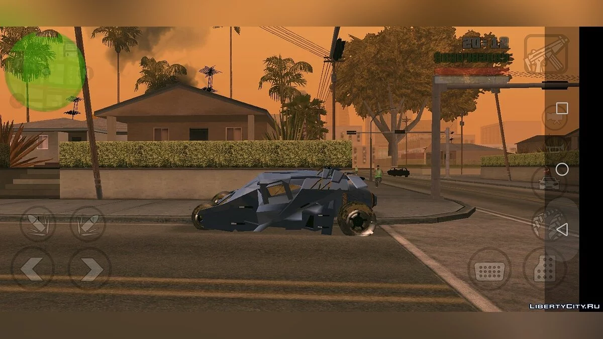 Tumbler Batman only DFF for Mobile / GTA San Andreas (iOS, Android)