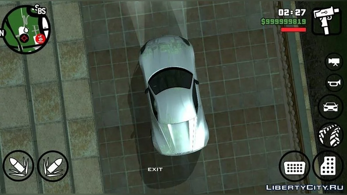 Croatian Rimac Concept One / GTA San Andreas (iOS, Android)