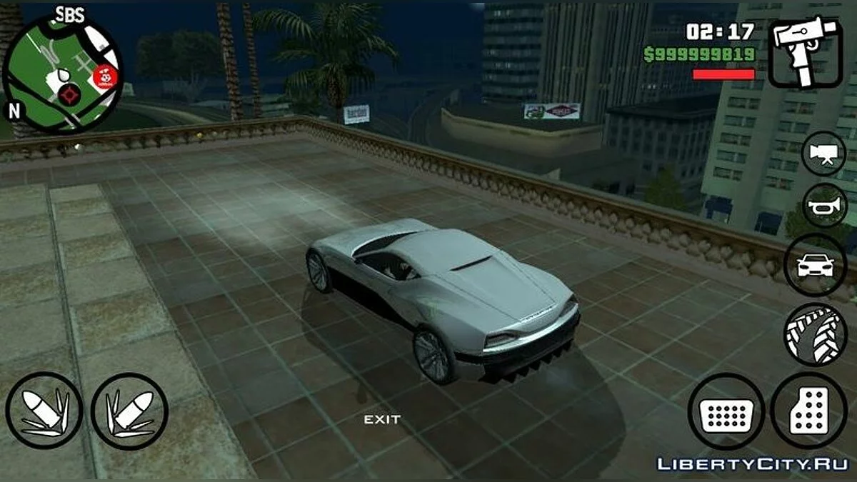 Croatian Rimac Concept One / GTA San Andreas (iOS, Android)