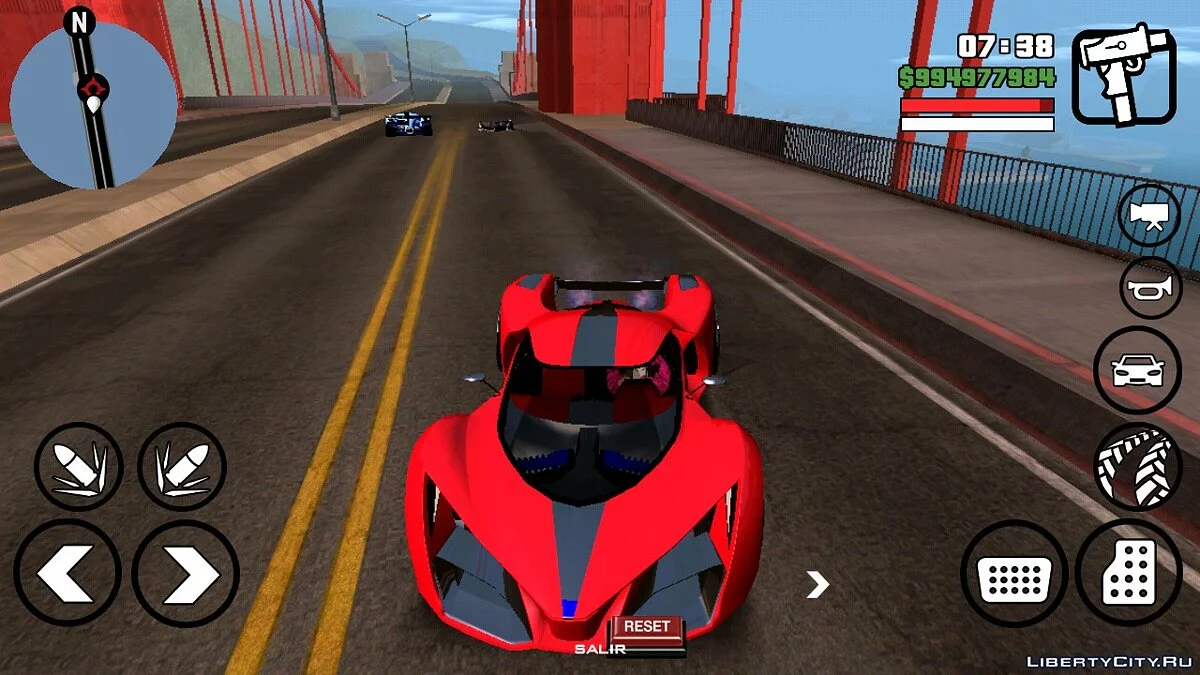 Grotti X80 Proto from GTA 5 (DFF only) / GTA San Andreas (iOS, Android)