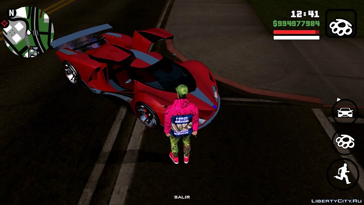 Grotti X80 Proto from GTA 5 (DFF only) / GTA San Andreas (iOS, Android)