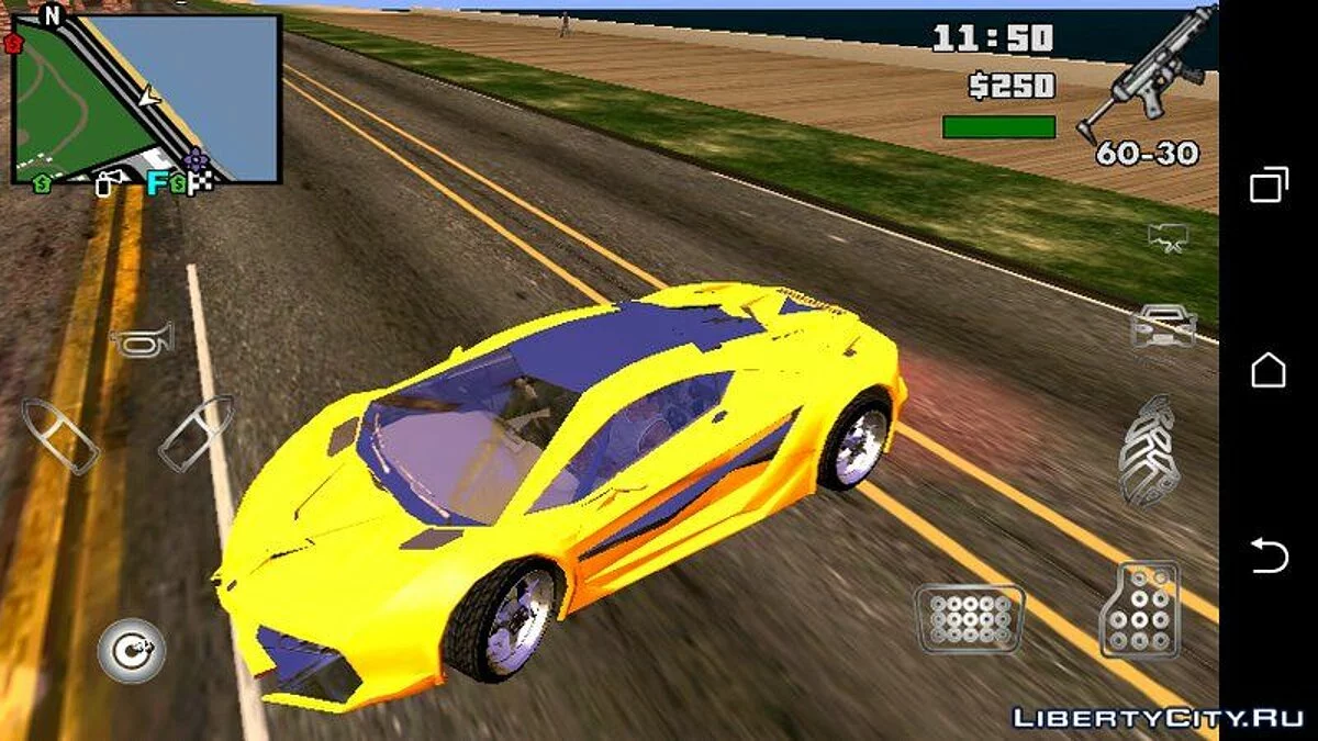 GTA 5 Pegassi Lambo 2017 (apenas DFF) / GTA San Andreas (iOS, Android)