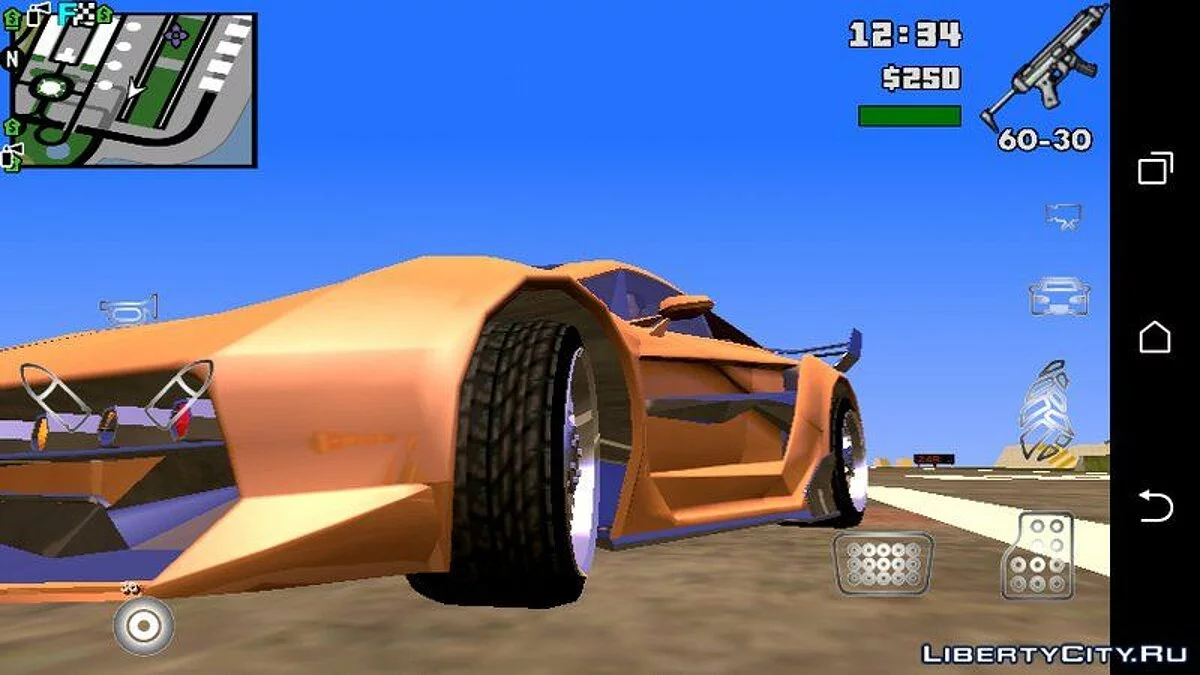 GTA 5 Pegassi Lambo 2017 (apenas DFF) / GTA San Andreas (iOS, Android)