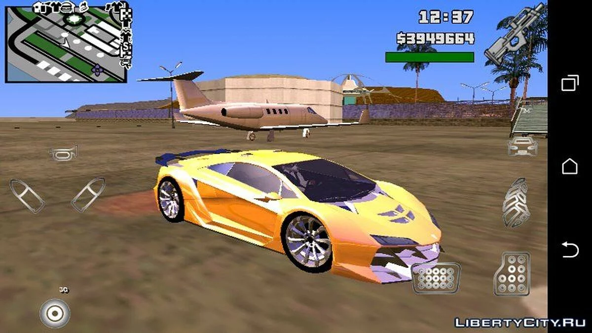 GTA 5 Pegassi Zentorno (apenas DFF) / GTA San Andreas (iOS, Android)