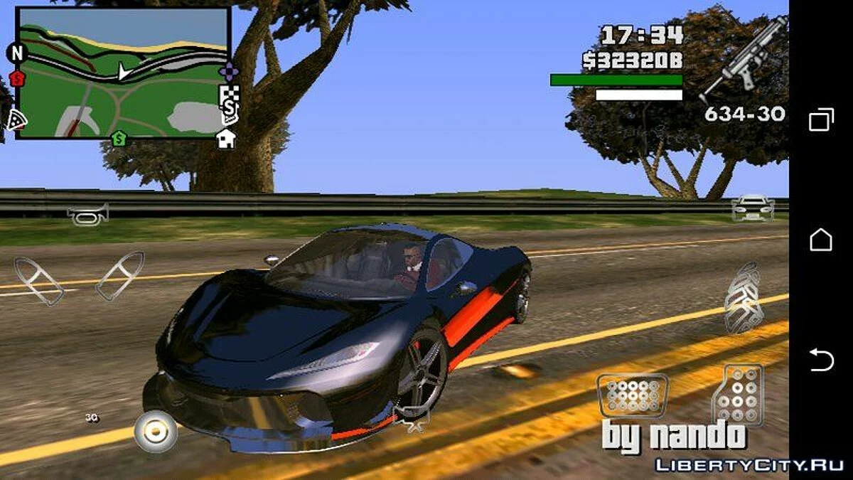 GTA 5 Progen T20 v.3 (тільки DFF) / GTA San Andreas (iOS, Android)