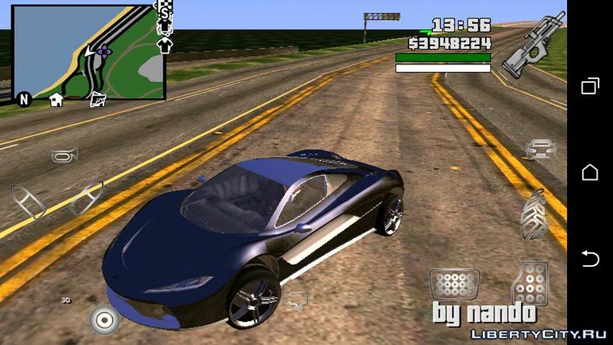 GTA 5 Progen T20 v.3 (тільки DFF) / GTA San Andreas (iOS, Android)