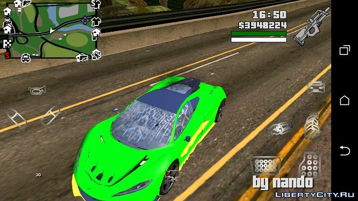 GTA 5 Progen T20 v.3 (тільки DFF) / GTA San Andreas (iOS, Android)