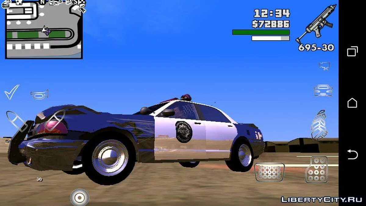 GTA 5 Vapid Police Stainer (apenas DFF) / GTA San Andreas (iOS, Android)