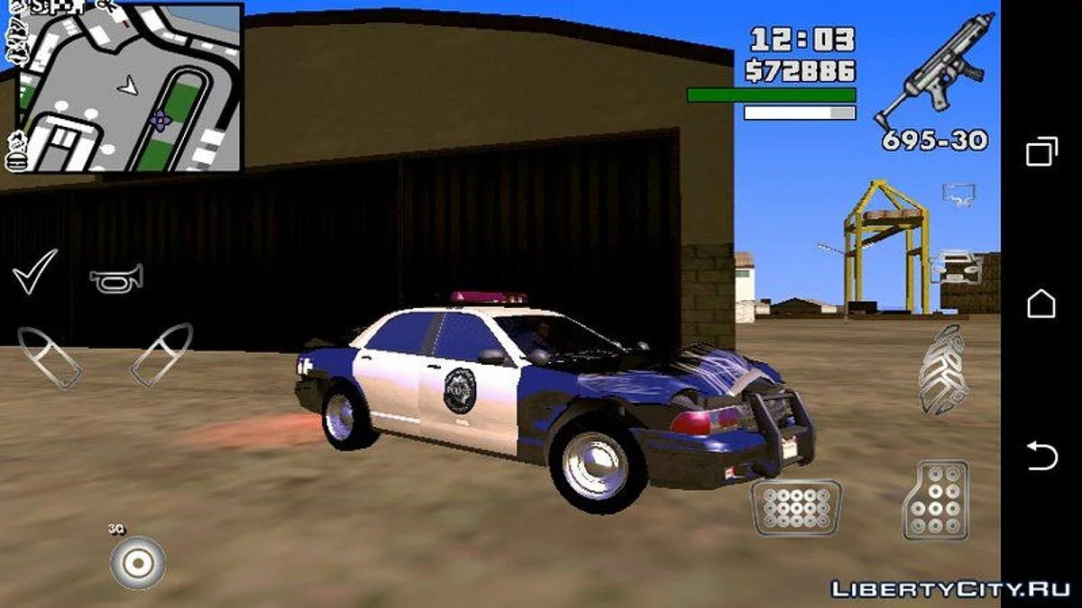 GTA 5 Vapid Police Stainer (apenas DFF) / GTA San Andreas (iOS, Android)