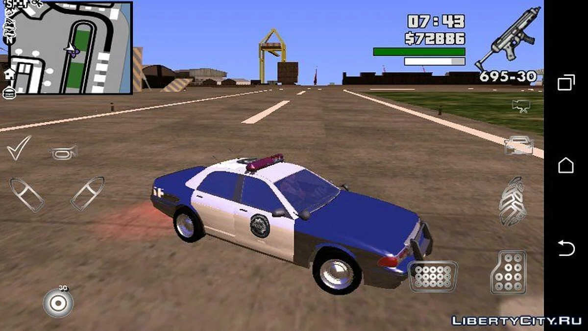 GTA 5 Vapid Police Stainer (apenas DFF) / GTA San Andreas (iOS, Android)