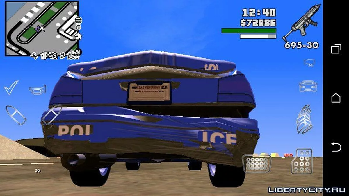 GTA 5 Vapid Police Stainer (apenas DFF) / GTA San Andreas (iOS, Android)