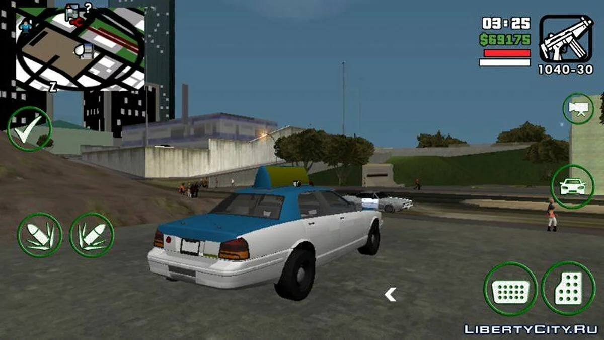 Vapid Stanier Taxi de GTA 5 (solo DFF) / GTA San Andreas (iOS, Android)