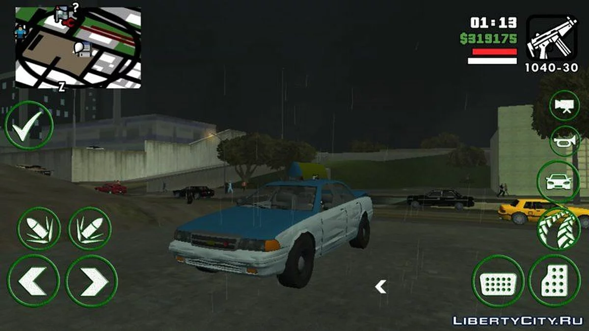 Vapid Stanier Taxi de GTA 5 (solo DFF) / GTA San Andreas (iOS, Android)
