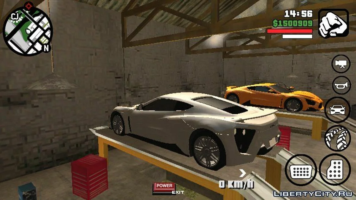 Zenvo ST1 (тільки DFF) / GTA San Andreas (iOS, Android)