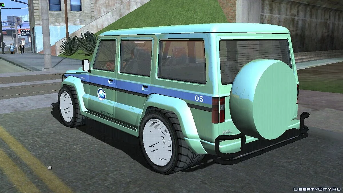 Benefactor Dubsta Jurassic World Security / GTA San Andreas (iOS, Android)