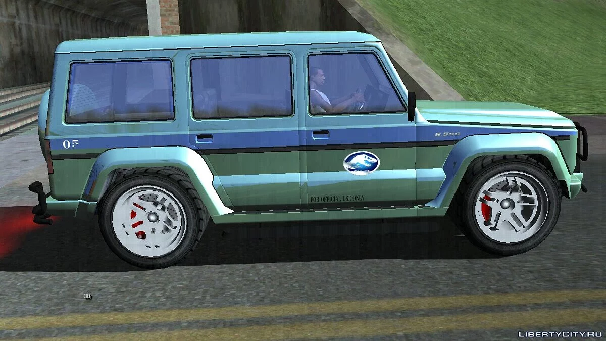 Benefactor Dubsta Sécurité Jurassic World / GTA San Andreas (iOS, Android)