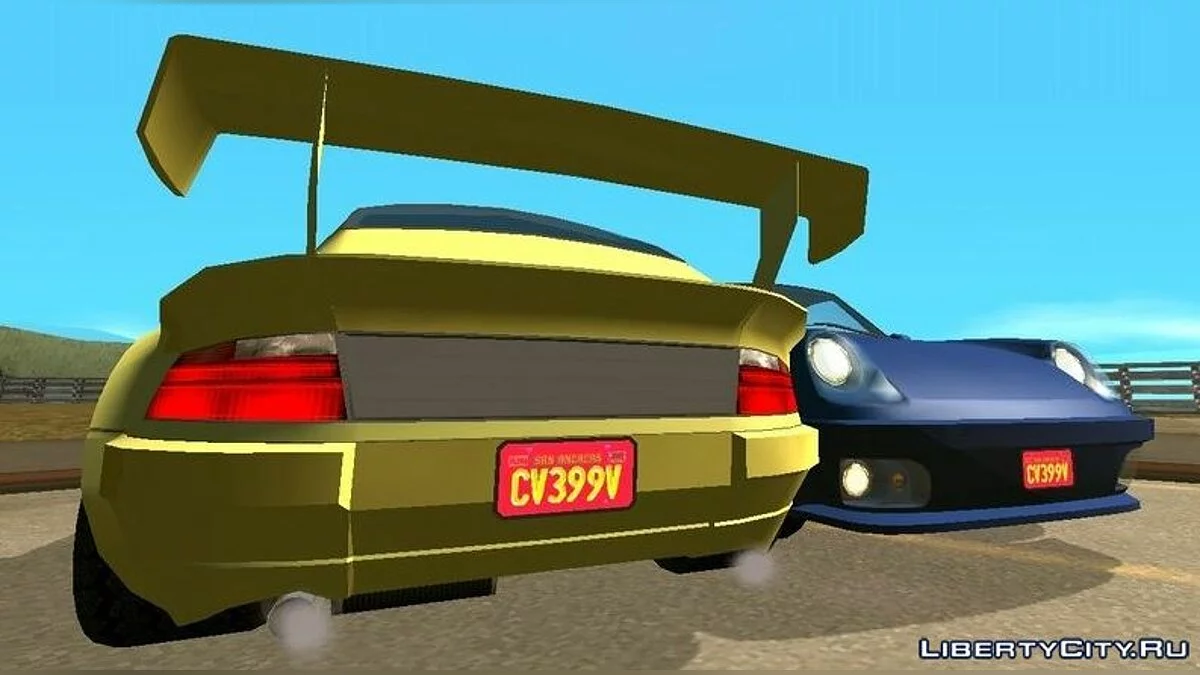 Pfsiter Comet Retro - Only DFF / GTA San Andreas (iOS, Android)