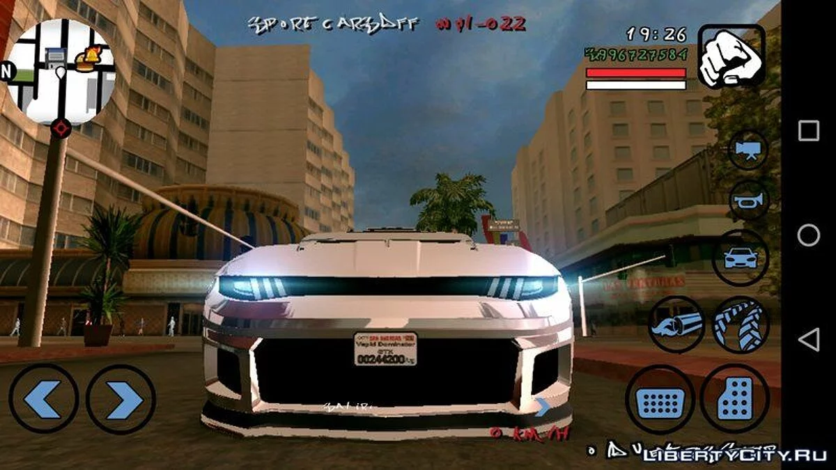 Vapid Dominator GTX (тільки DFF) / GTA San Andreas (iOS, Android)