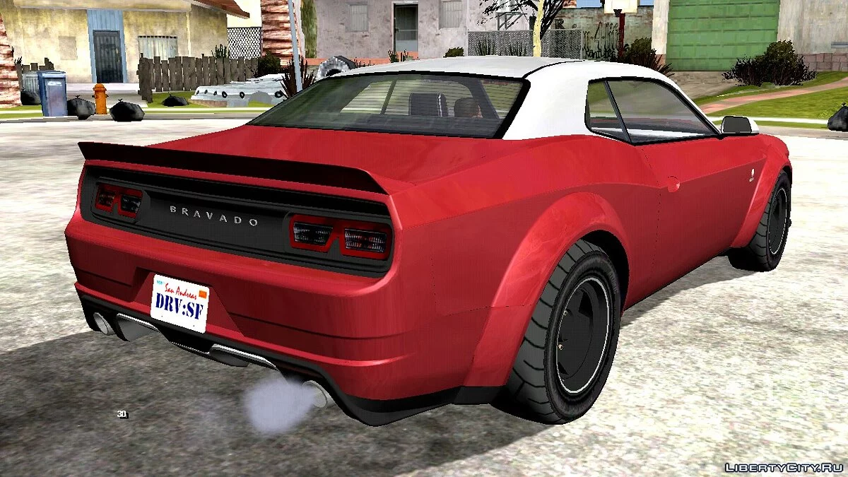 Bravado Gauntlet Hellfire dari GTA 5 / GTA San Andreas (iOS, Android)