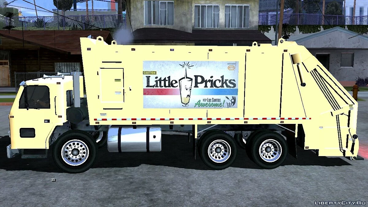 Kumpulan Truk Sampah Gaya GTA 5 / GTA San Andreas (iOS, Android)