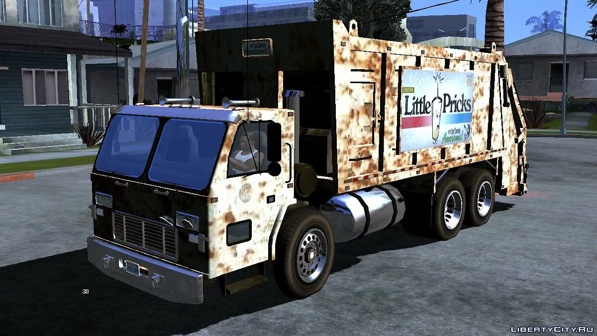 Kumpulan Truk Sampah Gaya GTA 5 / GTA San Andreas (iOS, Android)