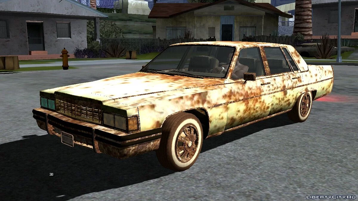 Koleksi kendaraan berkarat gaya GTA 5 / GTA San Andreas (iOS, Android)