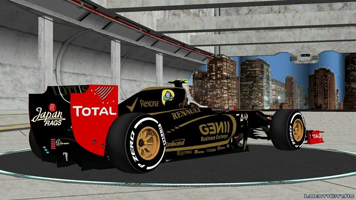 Lotus E20 F1 2012 / GTA سان أندرياس (iOS، أندرويد)
